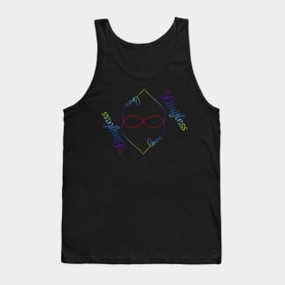 Limitless Love Rainbow Heart Polyamorous Design Tank Top